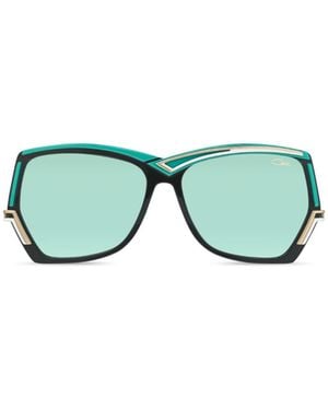 Cazal Geometric Sunglasses - Green