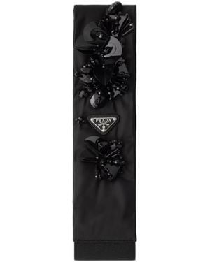 Prada Re-Nylon Headband - Black