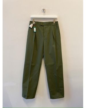 Loro Piana Loose Waist Casual Pants - Green