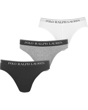 Polo Ralph Lauren Three-Pack Briefs - White