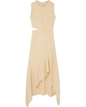 Stella McCartney Sleeveless Cut-Out Maxi Dress - Natural