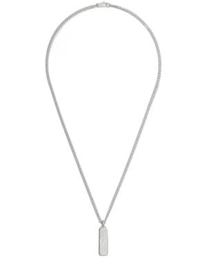 Gucci Diagonal Interlocking G Necklace - White