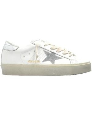 Golden Goose Hi Star Low-Top Trainers - White