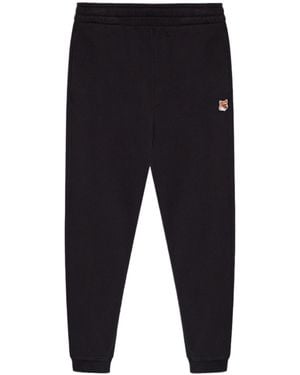 Maison Kitsuné Tapered Track Pants - Black