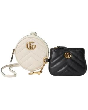 Gucci Gg Marmont Neck Strap Pouch - Multicolor