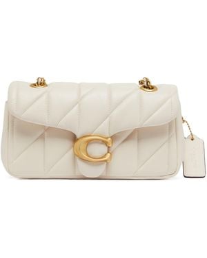 COACH Quilted Tabby 20 Shoulder Bag - Natural