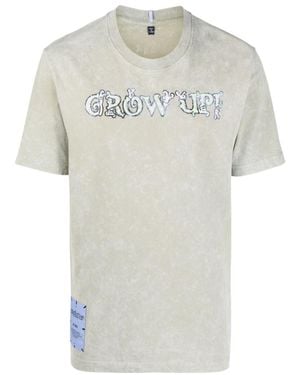 McQ Grow Up Distressed-Effect T-Shirt - White