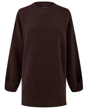 Varley Mae Boyfriend Sweatshirt - Brown