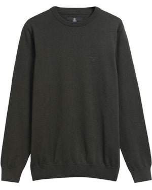 Barbour Crew Neck Knit Sweater - Gray