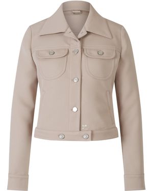 Courreges Trucker Button-Fastening Twill Jacket - Natural