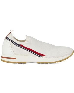 Loro Piana Low-Cut Casual Trainers - White