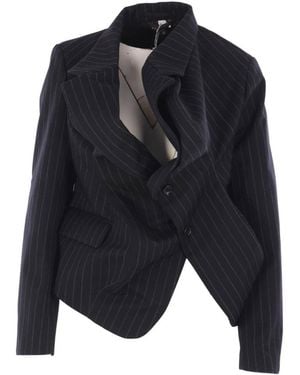 Comme des Garçons Asymmetrical Jacket - Blue