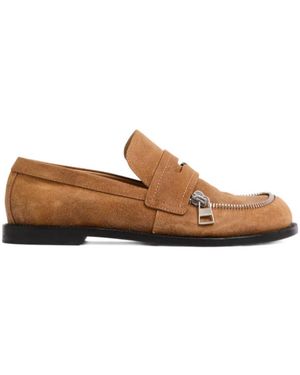JW Anderson Biker Loafers - Brown