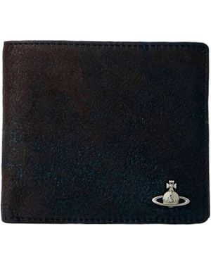 Vivienne Westwood Orb Plaque Bi-Fold Wallet - Black