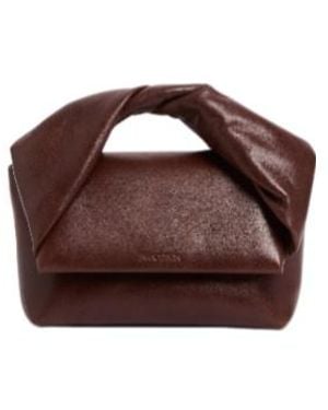 JW Anderson Knotted Leather Tote Bag - Brown