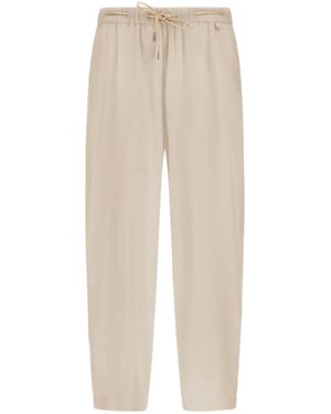 Herno Drawstring-Waist Trousers - Natural
