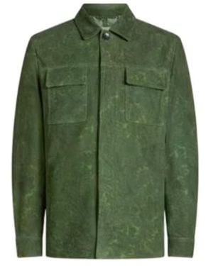 Etro Floral Paisley Motif Jacket - Green