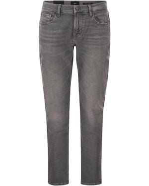 7 For All Mankind Slimmy Tapered Jeans - Grey