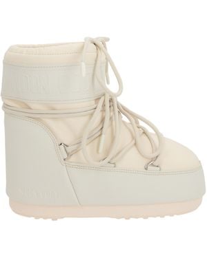 Moon Boot Icon Lace-Up Low Boots - Natural