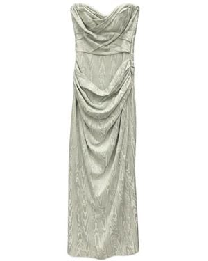 Valentino Sleeveless Pleated Dress - Green