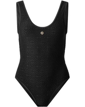 CASABLANCA Simple Swimsuit - Black