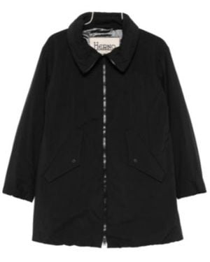 Herno Long-Sleeved Casual Jacket - Black