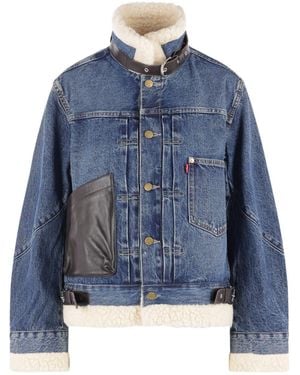 Sacai Long-Sleeve Jacket - Blue