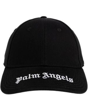 Palm Angels Logo Hat - Black