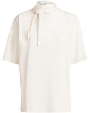 Lemaire T-Shirt W/ Scarf - White