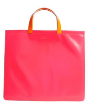 Comme des Garçons Comme Des Garçons Wallet Super Fluorescent Tote Bag - Pink