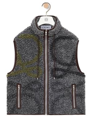 Loewe Anagram Motif Vest - Gray