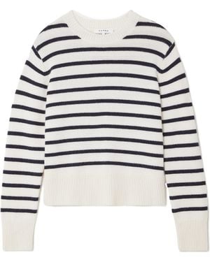 FRAME Striped Jumper - White