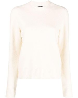 Jil Sander Crew-Neck Jumper - White