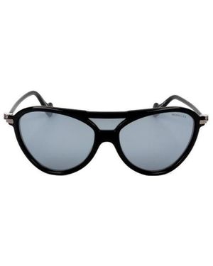 Moncler Eyewear Pilot Frame Sunglasses - White
