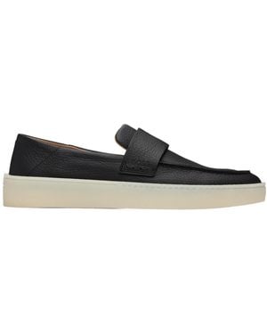 BOSS Round-Toe Loafers - Black