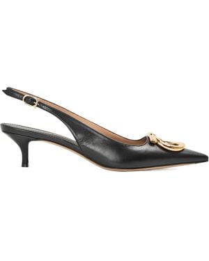 Ferragamo Sara Slingback - Metallic