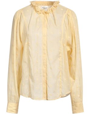 Isabel Marant Embroidered Long-Sleeved Shirt - Natural