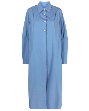 Our Legacy Machine Longline Shirt Dress - Blue
