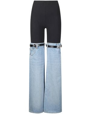 Coperni Hybrid Denim Trousers - Blue