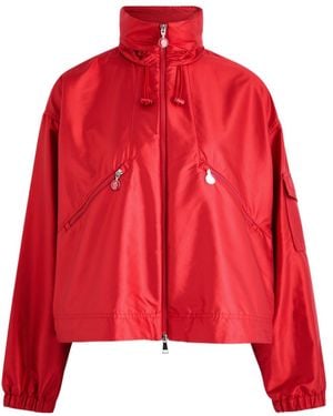 Moncler Hemar Nylon Parka - Red