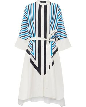JOSEPH Dania Print Dress - White