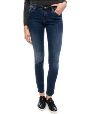 Armani Jeans Logo Details Jeans - Blue
