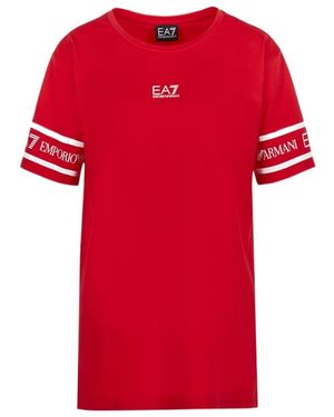 EA7 Short-Sleeved T-Shirt - Red