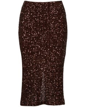 Aniye By Sequined Skirt - Brown