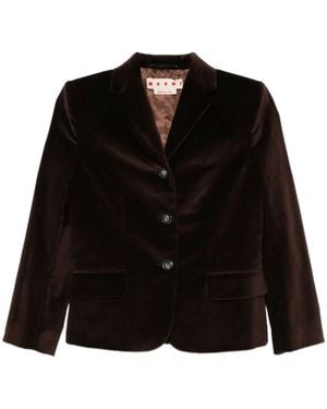 Marni Single-Breasted Blazer - Black