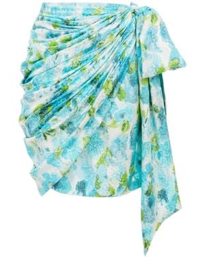 Chloé Chloé Draped Wrap Skirt - Blue