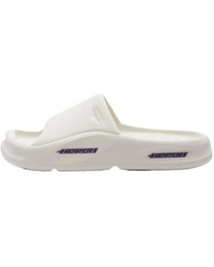 Heron Preston Square Toe Slip-On Slides - White