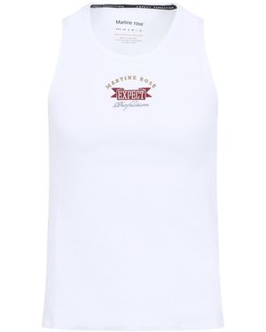 Martine Rose Sleeveless Vest - White