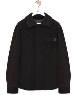 Loewe Anagram Embossed Overshirt - Black