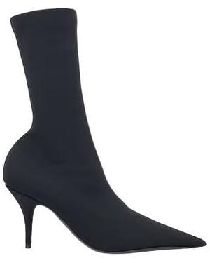 Balenciaga Solid Colour Ankle Boots - Blue